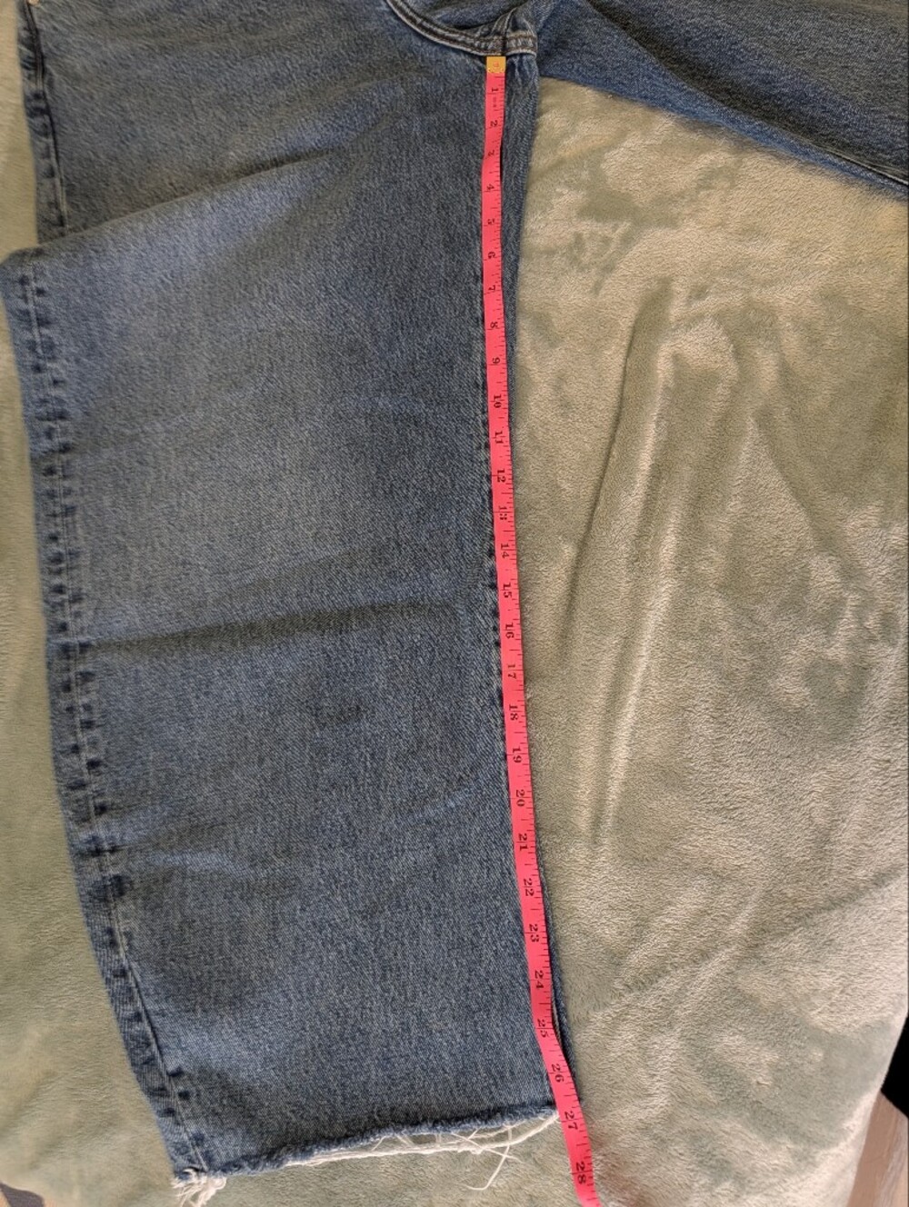 FRAME The Bubble Jeans Sz 32 - Picture 6 of 8